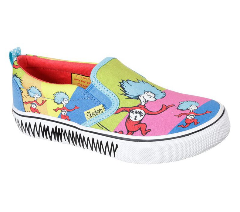 Skechers Dr. Seuss: Marley Jr. - Things Ran Up - Girls Slip On Shoes Multicolor [AU-DI1908]